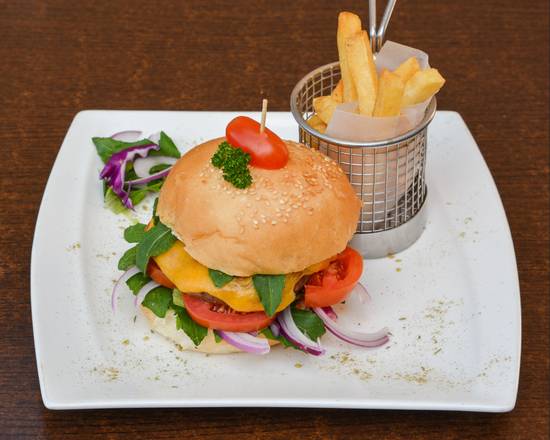 The Coffee Shop's cheese burger